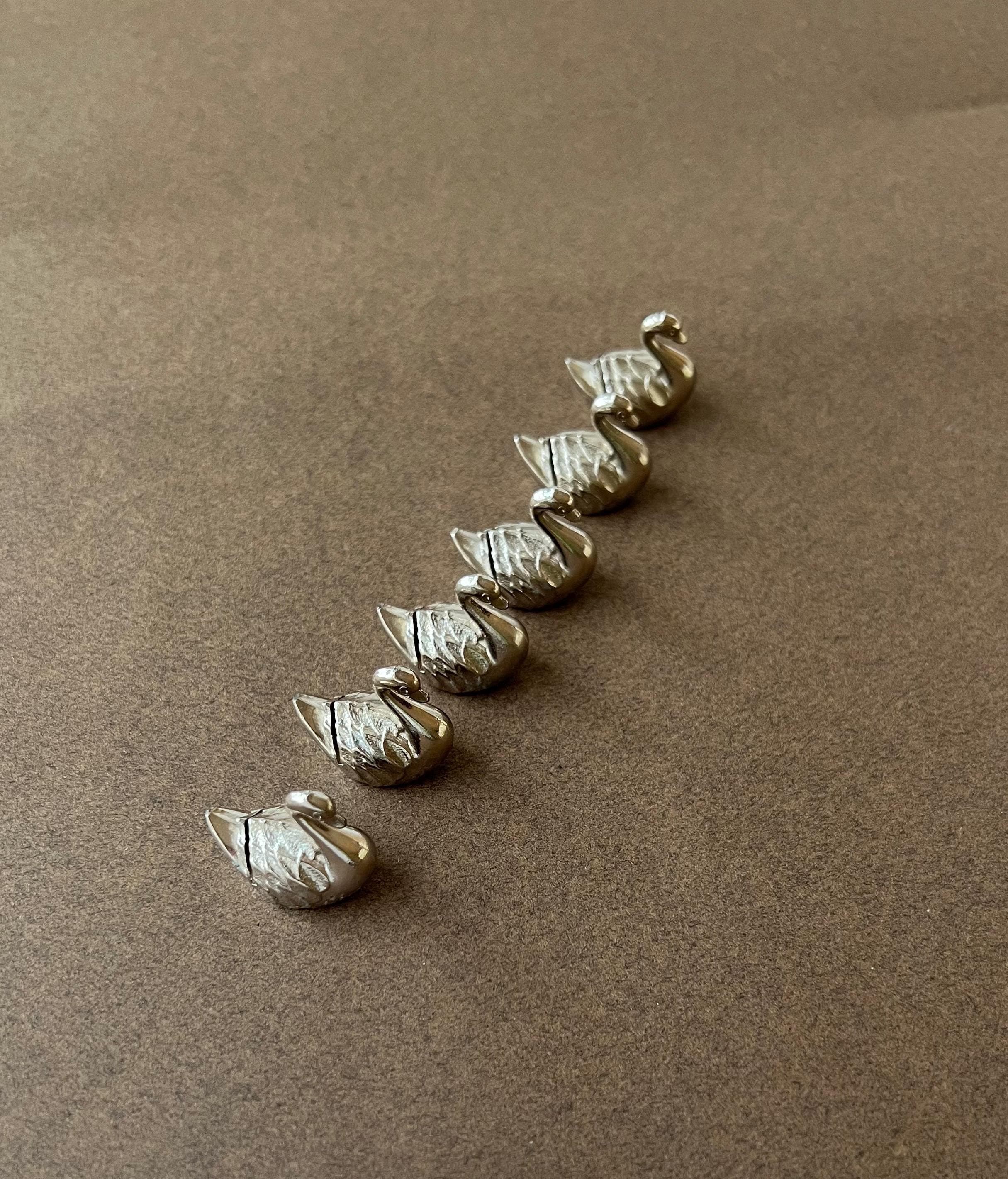 Vintage Swan Shaped Place Card Holders – Set of 6/12