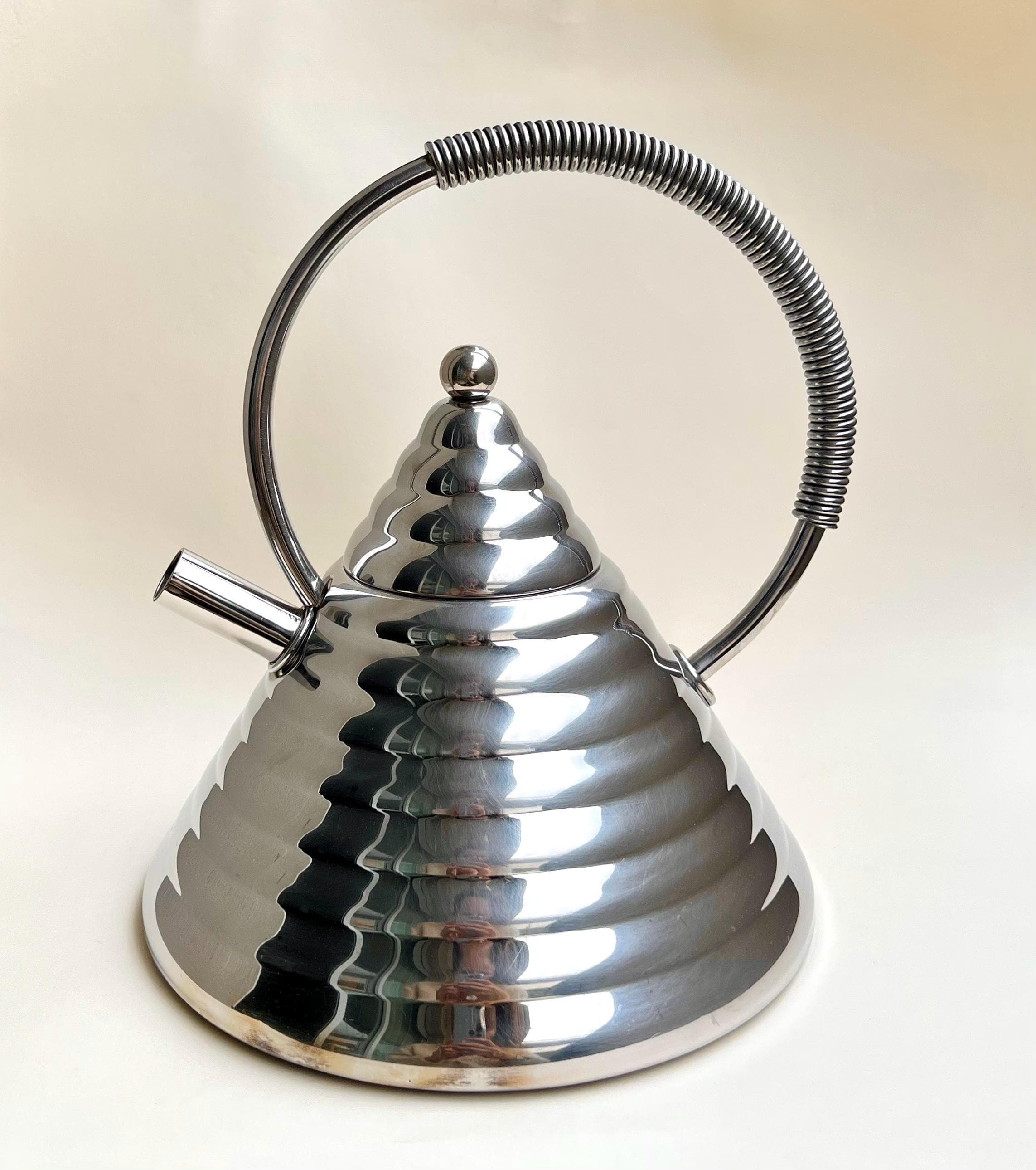 Rare Collectible Vintage Stella Archimede Whistling Kettle – 2.5L (1980s, Italy)