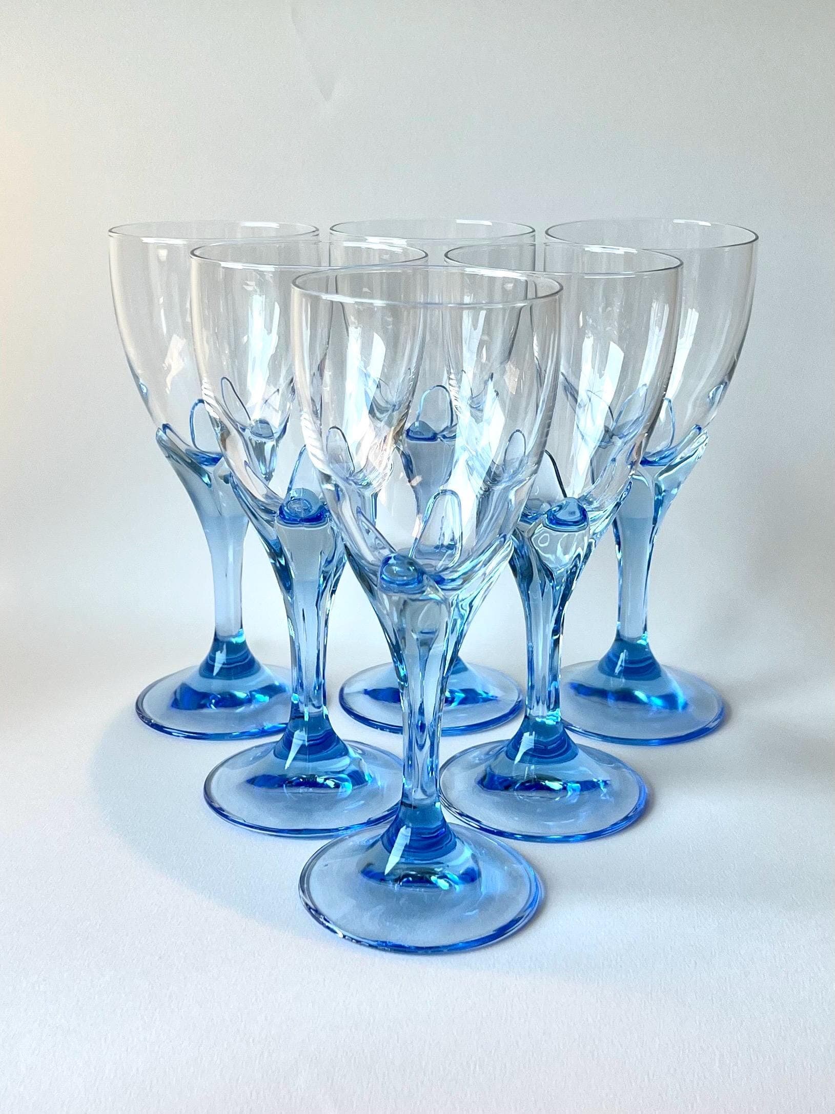 Vintage Bormioli Rocco Wine Glasses – Set of 5 (Made in Italy)