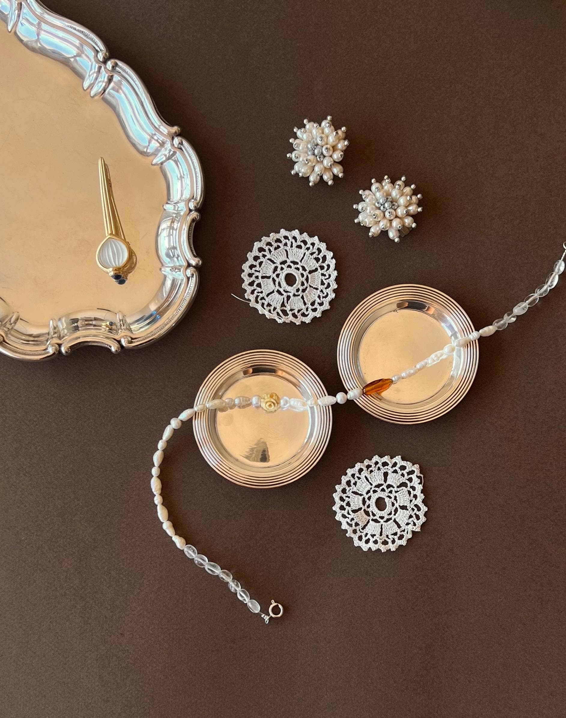 Silver Mini Dish by Christofle France - Set of 2